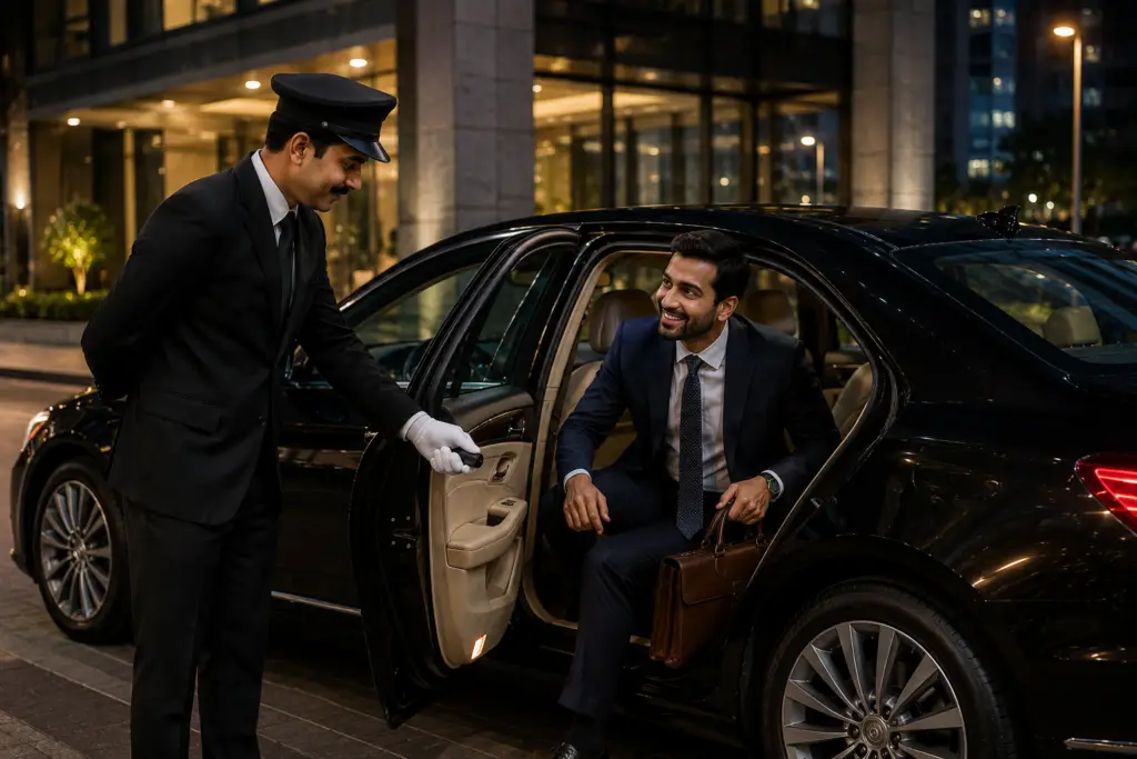 Corporate driver for client and guest transfers in Kolkata