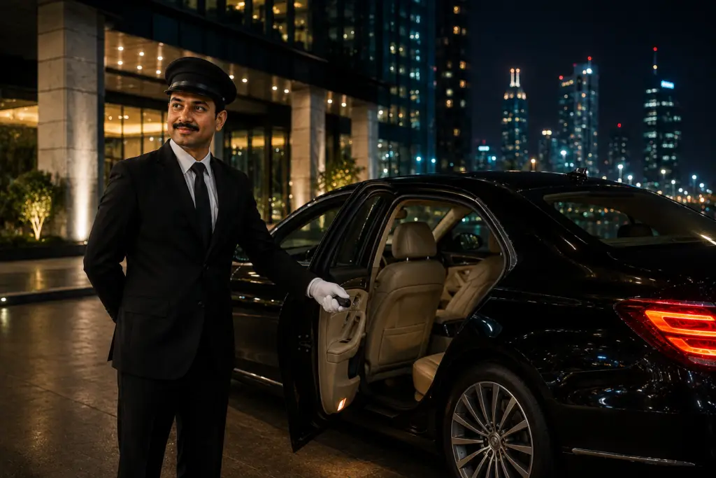 Professional driver for corporate office travel in Kolkata